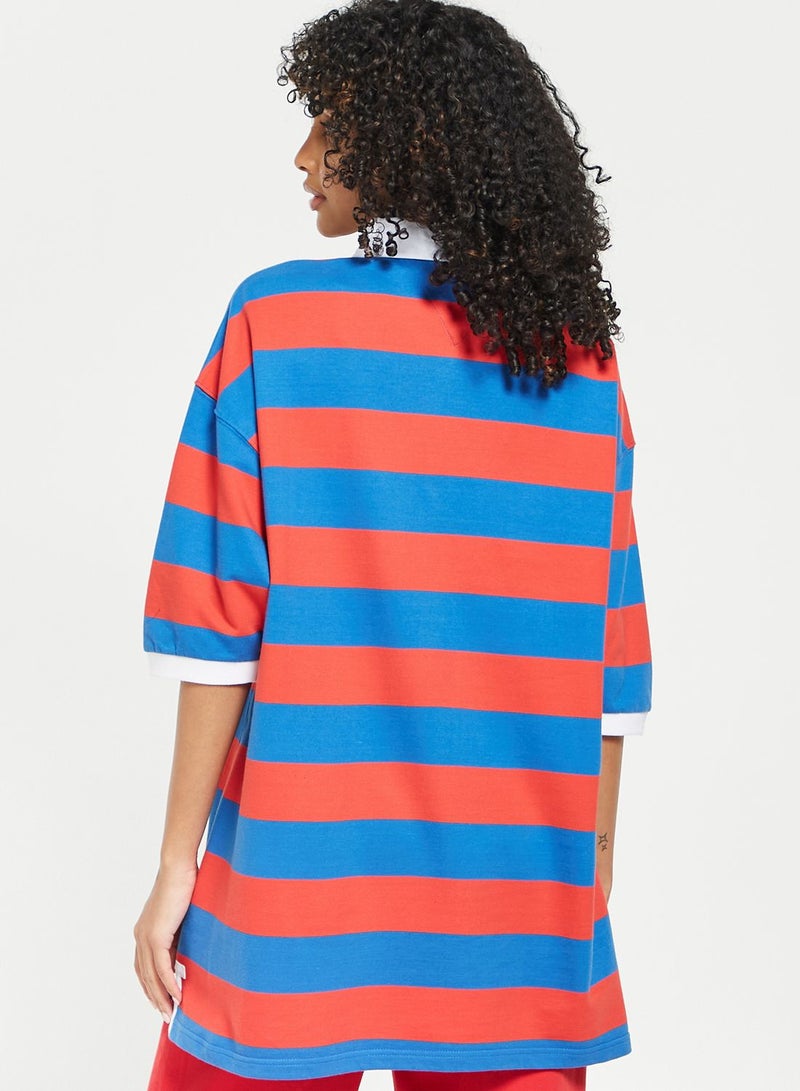 Color Block Oversized T-Shirt