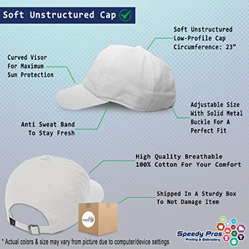 Speedy Pros Soft Baseball Cap Puerto Rico Flame Embroidered Flag Twill Cotton Dad Hats for Men & Women White Design Only - Image 2