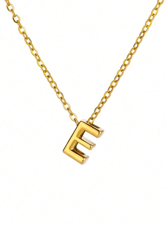 إيكوال سلسال نسائي مصنوع من الاستانلس ستيل مطلي باللون الذهبي - Image 2