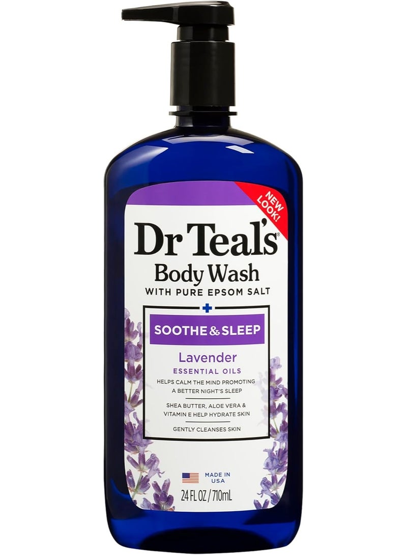 Dr Teal's Epsom Salt Body Wash - Lavender 710ml