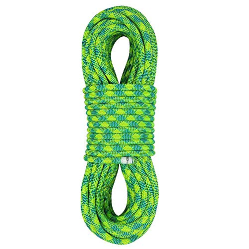 X XBEN 105 mm UIAA Dynamic Climbing Rope 35M115ft Safety Nylon Kernmantle Rope for Rock Climbing Tree Climbing Ice Climbing Mountaineering Rappelling Rescue and Arborist Climbing - Image 1
