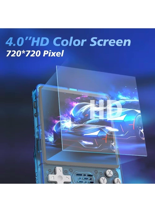 R36S Retro 3.5 Inch IPS Screen Handheld Game Console Open Source Linux System 64GB 15000+ Pocket Video Games Player VS RGB20S (Blue) - Image 4