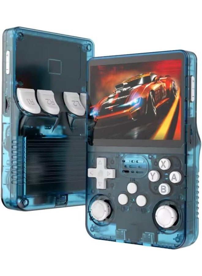R36S Retro 3.5 Inch IPS Screen Handheld Game Console Open Source Linux System 64GB 15000+ Pocket Video Games Player VS RGB20S (Blue) - Image 2