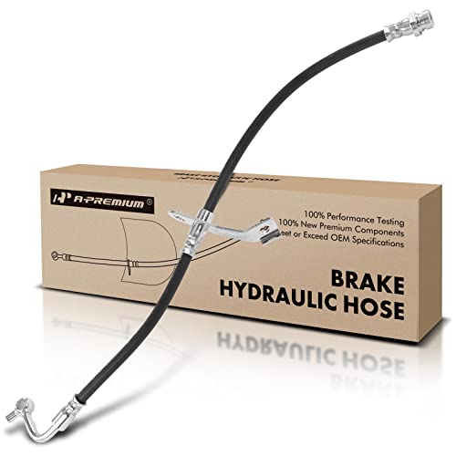 A-Premium Front Passenger Brake Hydraulic Hose Compatible with Select Kia Models - Cadenza 2014 2015 2016 - Replace# 587323R700 - Image 1