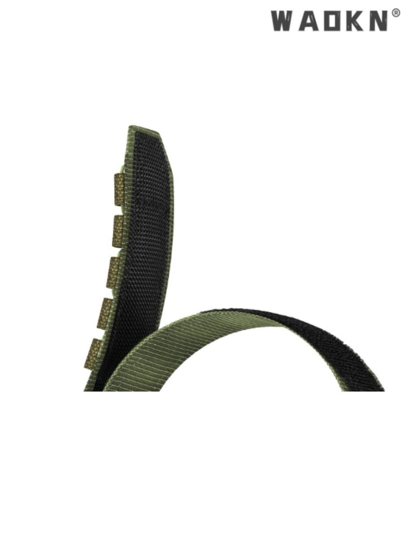 WAOKN Durable Universal Apple Watch Strap for Series 42/44/45/46/49mm,,Stylish Green Woven Loop Band with Comfortable Nylon Canvas, Secure Buckle Closure, Perfect for Sports and Daily Wear  - Image 3