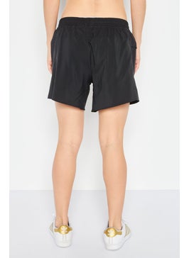 Reebok Women Sportswear Fit Brand Logo Training Short, Black  - Image 2
