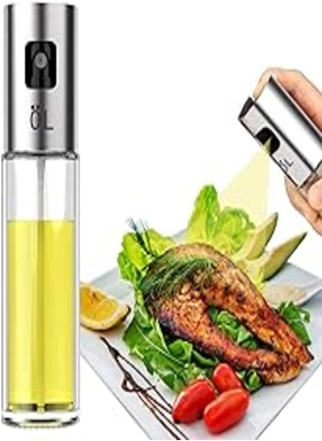 U-HOOME U-HOOME Olive Oil Sprayer Food-Grade Glass Bottle Gispenser For Cooking, BBQ, Salad, Kitchen Baking, Roasting, Frying 