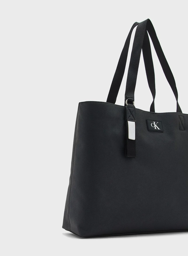 Calvin Klein Jeans Tagged Slim Tote