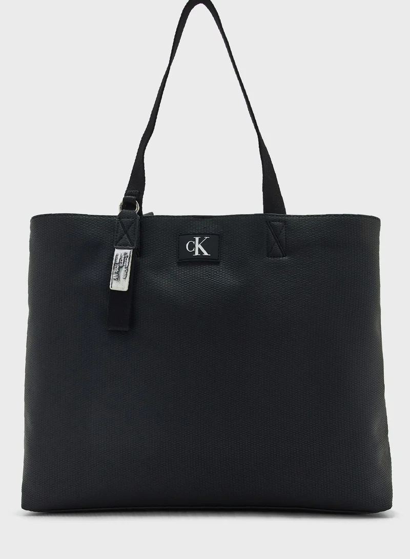Calvin Klein Jeans Tagged Slim Tote