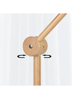 Hleeduo HLEEDUO 360° Rotating Mobile arm，Bassinet Mobile Clip on Crib，26 inches Mobile arm for Crib，Wooden Baby Mobile arm，Crib Mobile arm Mobile Holder for Crib  - Image 4