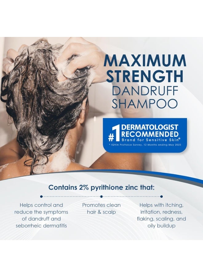 Vanicream Medicated 2% Anti-Dandruff Shampoo – Maximum Strength Relief for Flakes and Itchy Scalp, Fragrance-Free Formula - 237ml - Image 4