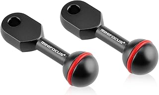 MINIFOCUS 1" Ball to YS Head Clip Arm, 2 PCS  YS Head Adapter Arm for Underwater Light System - Image 1