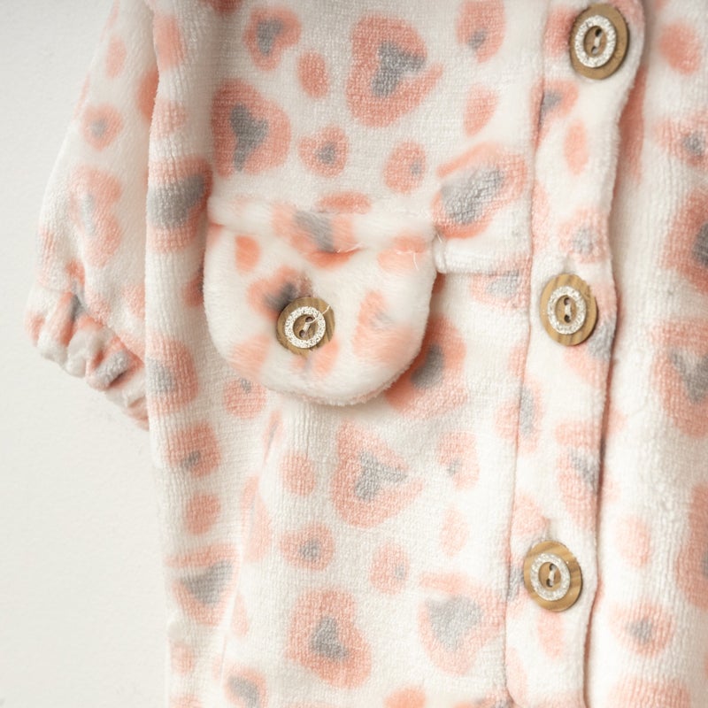 Baby Fou Leopard Printed Jumpsuit - Image 3