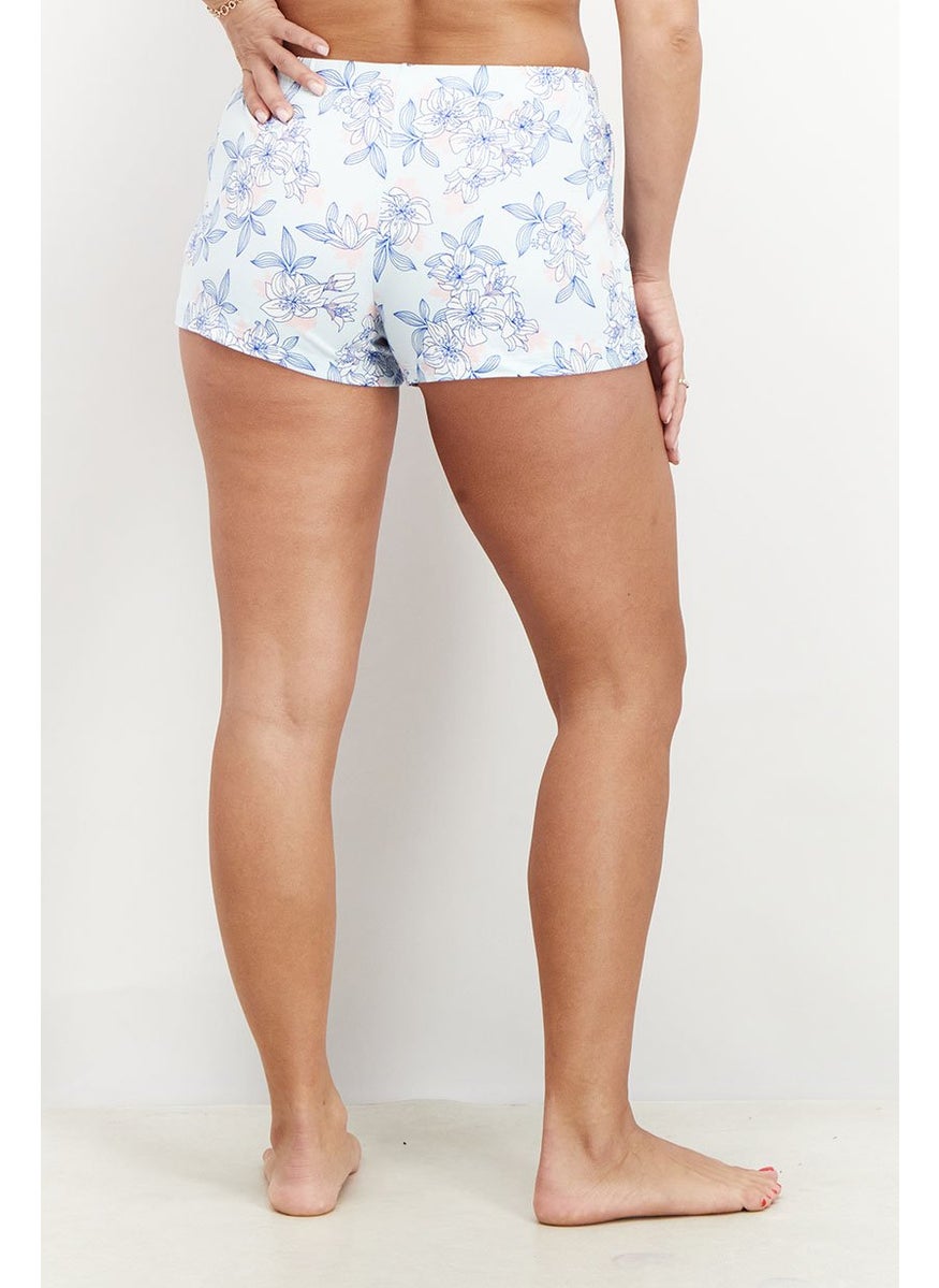 Women 2 Pc Floral And Stripe Pajama Shorts, Light Blue Combo - pzsku/ZD8923BEEA2EF9277B2F9Z/45/_/1728397259/b786c59e-943d-4e53-bc14-d6c759a95552