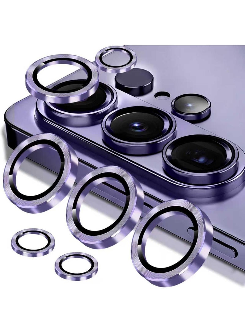 ACLIX Camera Lens Protector for Samsung Galaxy S26 Ultra, Single Rings Cover 9H Hardness Tempered Glass, Easy Installation Tray, HD Clear | Purple - Image 1