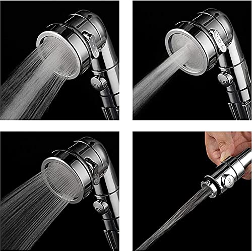 Roscid Sink Handheld Shower Kit with 9.8ft Telescopic Hose, Kitchen Bathroom Faucet Sprayer Attachment with 3 Adapters M22 M24 G1/2, for Hair Washing, Baby Shower, Pet Shower (Faucet Not Included) - Image 2