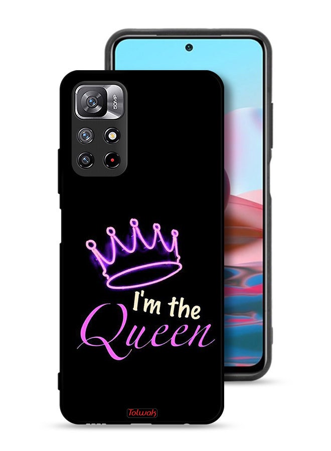Tolwak Xiaomi Redmi Note 11 4G Protective Case Cover I Am The Queen - Image 1