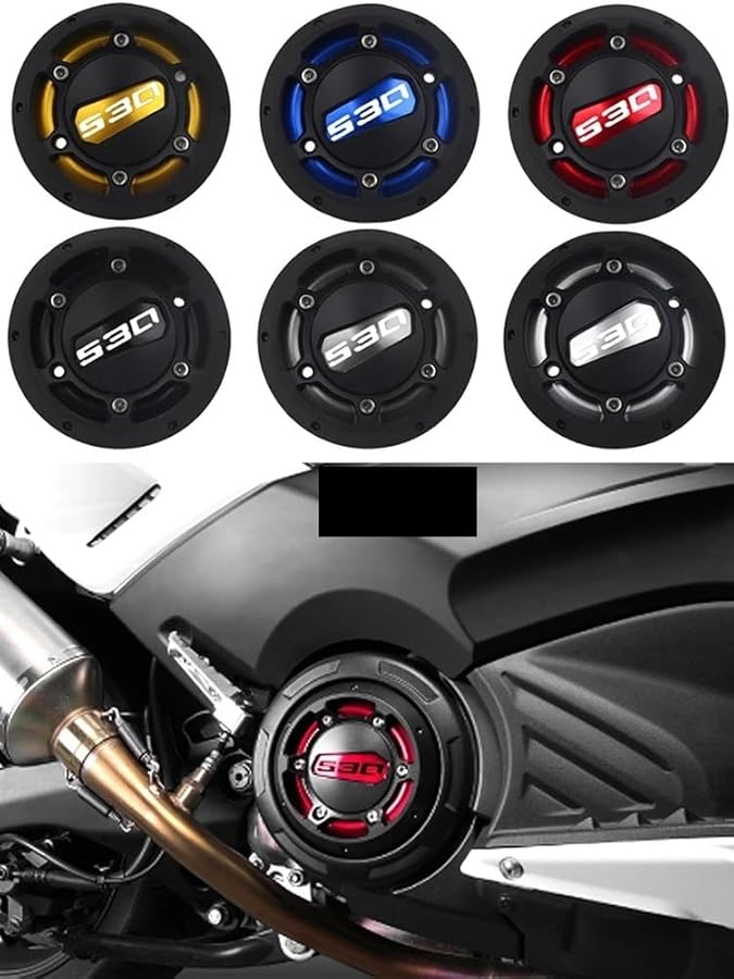 Red Motorcycle Stator Engine Cover Guard For TMAX 530 500 2004 2016 XP530 XP500 - Image 4