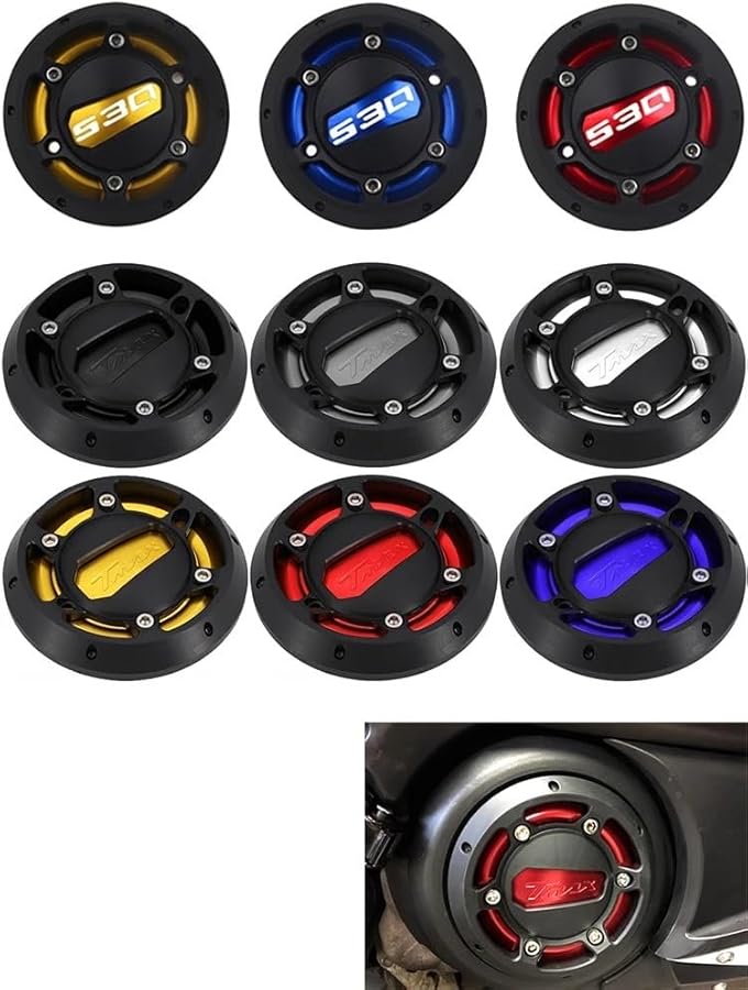Red Motorcycle Stator Engine Cover Guard For TMAX 530 500 2004 2016 XP530 XP500 - Image 3