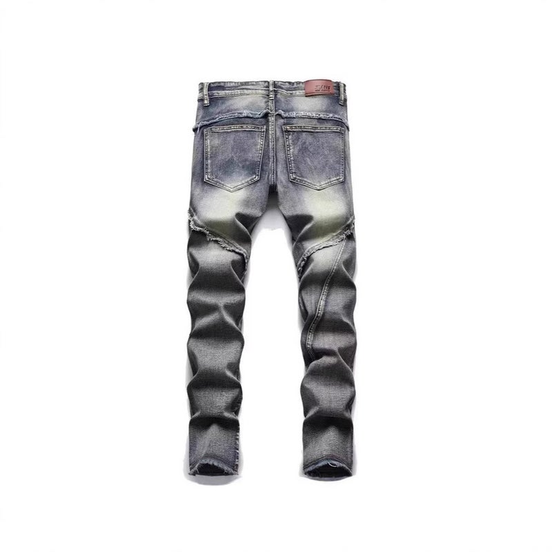 Unisex Classic Denim Jeans Loose Fit Daily Outdoor Wear - Image 3