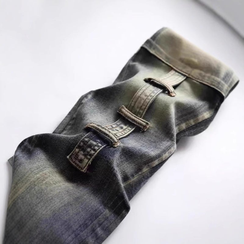 Unisex Classic Denim Jeans Loose Fit Daily Outdoor Wear - Image 5