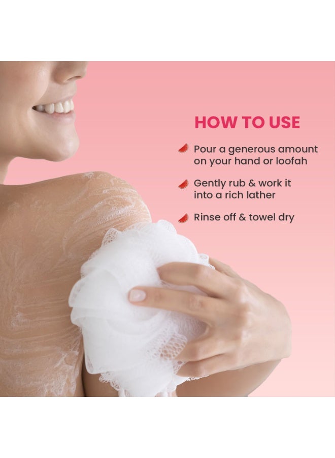 Dot & Key Watermelon + Glycolic Fresh & Cool Shower Gel For Glowing Skin | For All Skin Types | Hydrates Skin & Gently Exfoliates | Non Drying | 250 ml - Image 3