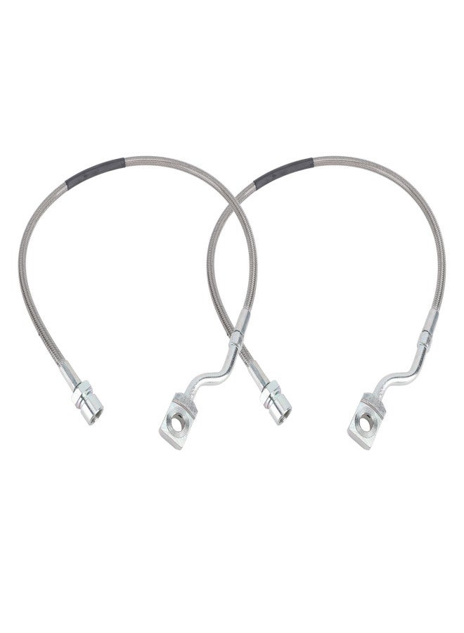 2PCS Front Brake Lines 89370 Improved Driving Performance Metal Strong Structure for 1500 2500 3500 HD Vehicle Models - Image 2