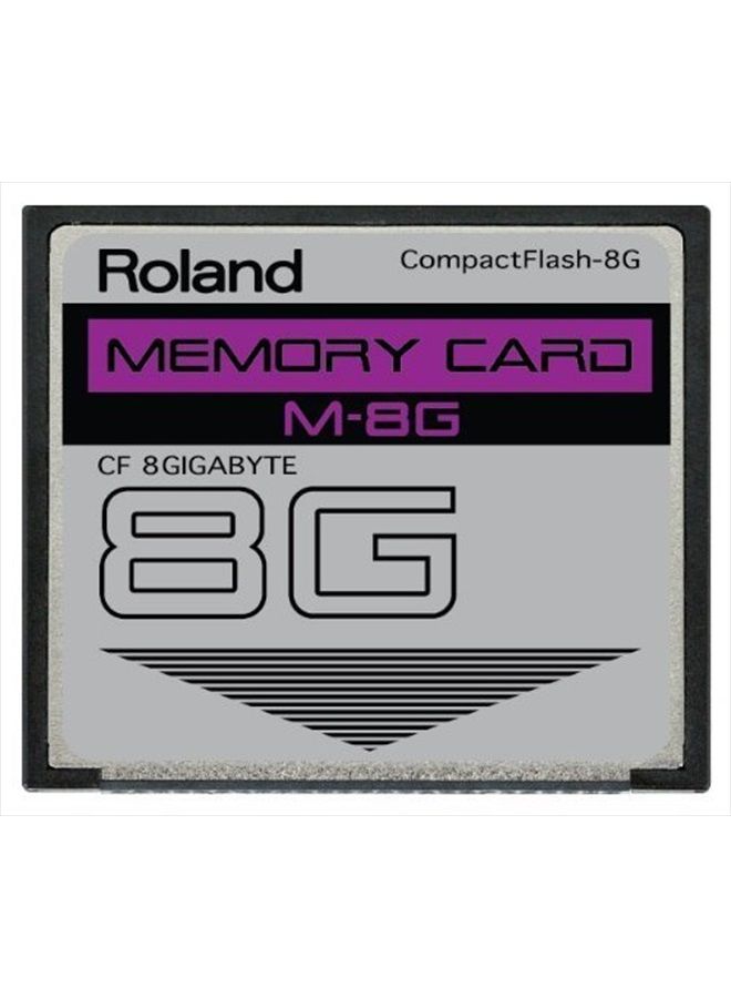 Roland بطاقة ذاكرة CompactFlash CF سعة 8GB لجهاز MC-808 و SP-404 و SP-555 و V-Synth و G-70 و TD-20 و Fantom والمزيد
