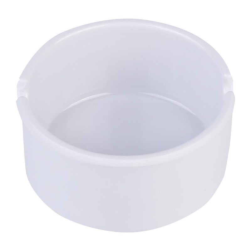 Imitation Porcelain White Ashtray Heat Resistant Smoking Accessory For Indoor And Outdoor Use - Image 2