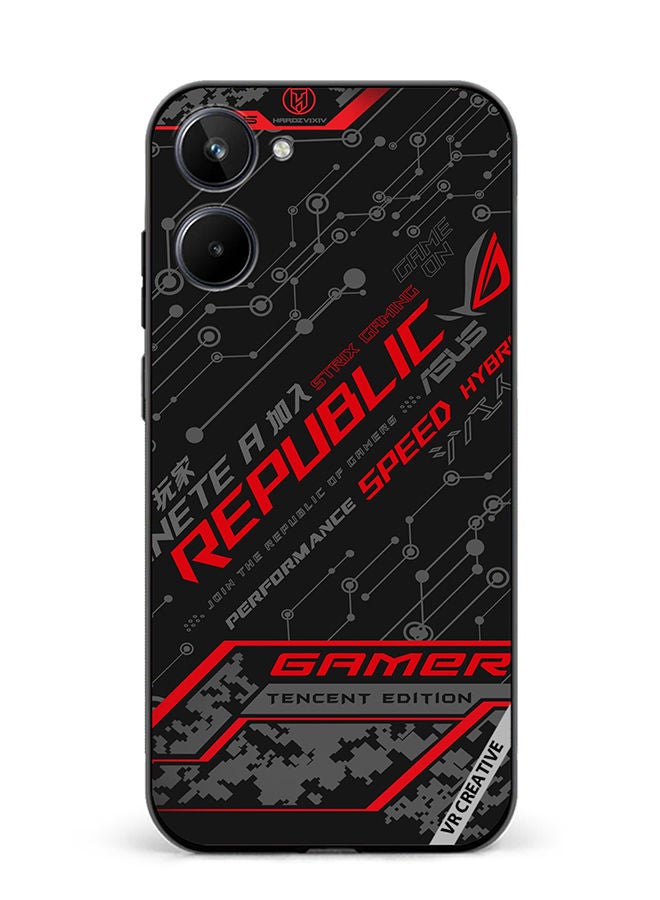 VR CREATIVE Protective Case Cover For Realme 10 Gamer Tencent Edition Design Multicolour - Image 1