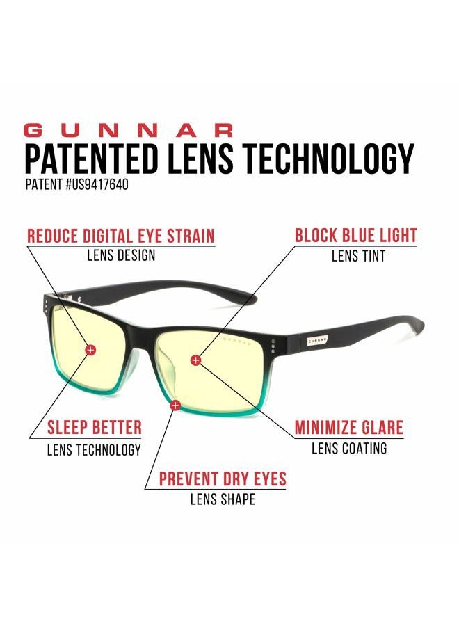 GUNNAR Cruz Amber Onyx Teal Indoor Digital Eyewear - Image 5