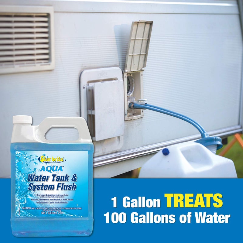 STAR BRITE Aqua Water Tank & System Flush - Deep Cleans & Deodorizes Fresh Water Tanks & Entire Drinking Water System - Ideal for Boats & RVs Coming Out of Storage 1 GAL (032300) - Image 4