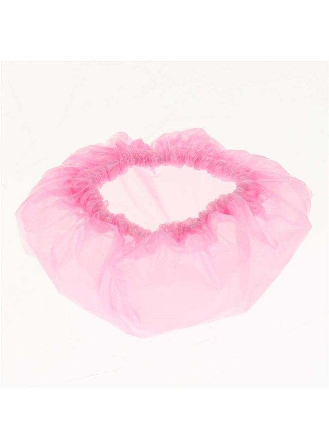 FRECI 100pcs Waterproof Disposable Shower Ear Protectors Covers Bath Earmuffs Protector Caps - Pink - Image 2