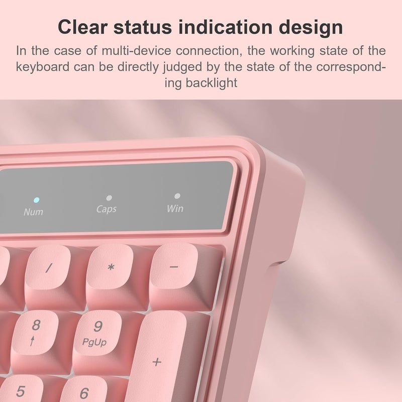 Pink Gaming Keyboard and Mouse Combo, GK980 Wired Backlit for PC/Laptop/MAC With Adjustable DPI - Image 5