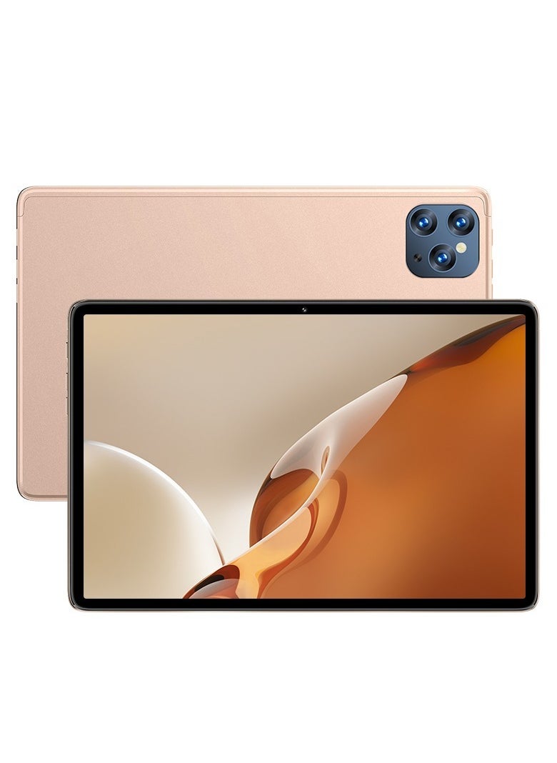 Umiio 10.1-inch Android Tablet Dual SIM 5G WiFi 6GB RAM 128GB ROM Optimized for Gaming and Music Smart Tab Gold  - Image 1