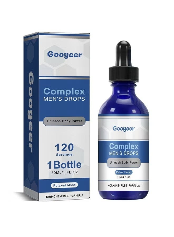 جوجير Nexusbio Labs قطرات معقدة للرجال ، زيوت الجسم ، مصل الجسم للرجال الاستخدام الخارجي مناسب للاستخدام الخارجي للرجال تمرين الصيانة الزيت الأساسي 30ML / 1fl. أوز - Image 1