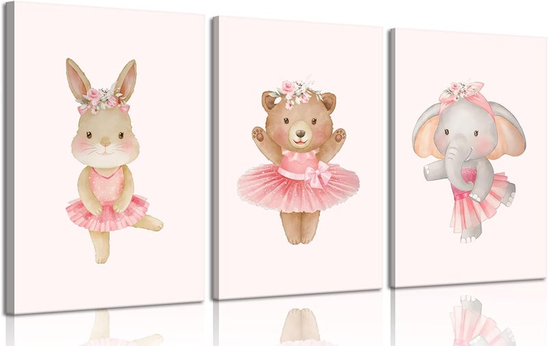 Children's wall art set, 3 pieces, 30x40 cm each - 30 mm thick - Digital printing with UV coating - Self-adhesive, easy to install - Safe materials
