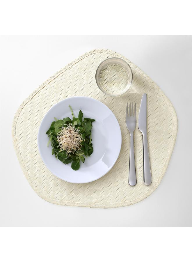 زبون مفارش طعام مصنوعة يدويا من ورق النخيل، 37×35 سم - Image 3