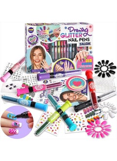 Kids Nail Kit for Girls Ages 7-12, FunKidz Ultimate 315Pcs Nail Polish Pens Combo Glitter Temporary Nail Supplies for Teens SPA Makeup Kit - pzsku/ZD8937320D9015474FBF8Z/45/_/1678403654/7fe07a51-898b-4ba5-ae11-9fa8f57009cb