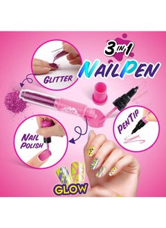 Kids Nail Kit for Girls Ages 7-12, FunKidz Ultimate 315Pcs Nail Polish Pens Combo Glitter Temporary Nail Supplies for Teens SPA Makeup Kit - pzsku/ZD8937320D9015474FBF8Z/45/_/1678403657/bd41031c-f5f5-441d-a918-f2830701e201