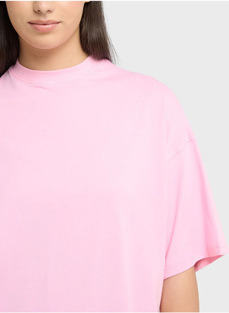 جينجر بيسيكس Oversize T-shirt Dress