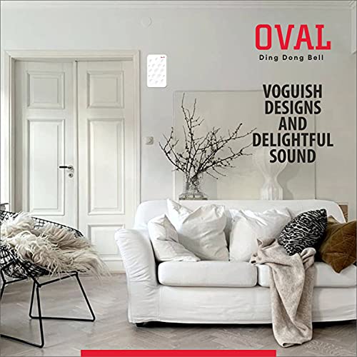 Fybros Oval Ding Dong Doorbell For Home | 2 Year Warranty |- Made in India - Image 3