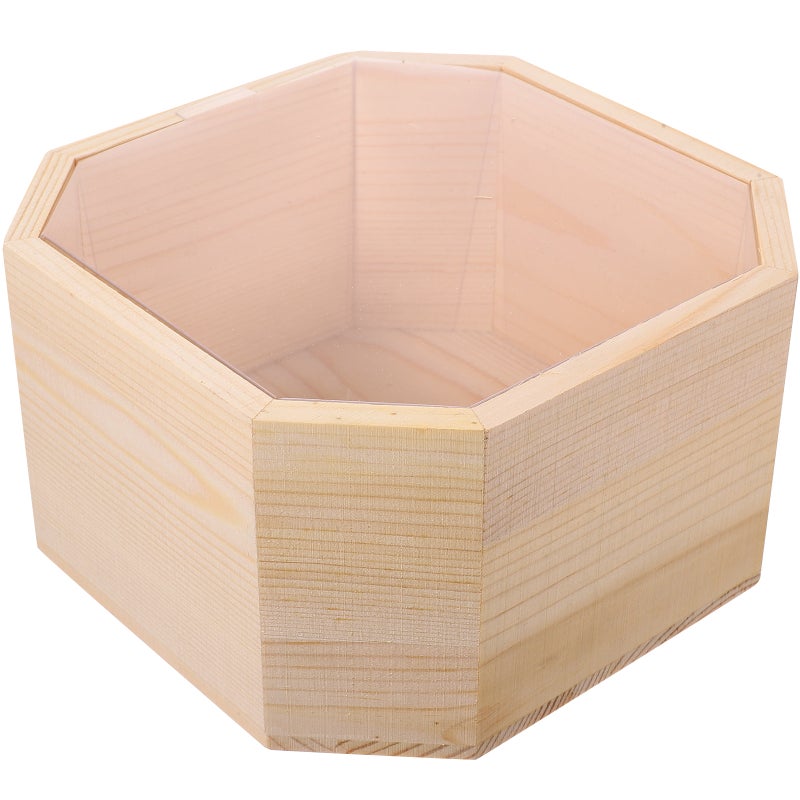 📦 صندوق هدايا خشبي بتصميم نافذة شفافة متين وأنيق - Image 1