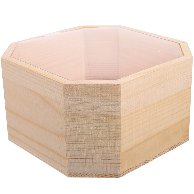 📦 صندوق هدايا خشبي بتصميم نافذة شفافة متين وأنيق - Image 4
