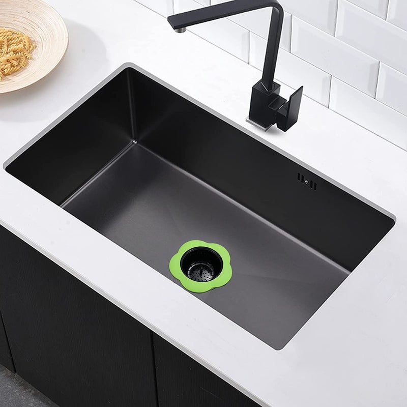 PRAYAS Flexible Kitchen Sink Drainers, Easy Clean Sink Drain Filter Basket, Kitchen Sink Basket Strainer, Traps Food Debris and Prevents Clogs (PACK of 2) - Image 3