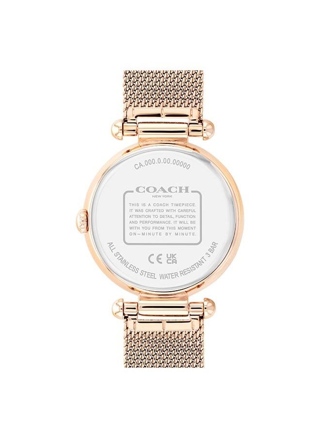 COACH Women's Analog Round Stainless Steel Wrist Watch 14504004 - 34 mm  - Image 3