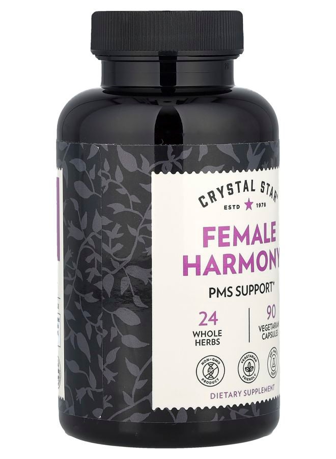 Crystal Star Female Harmony 90 Vegetarian Capsules - Image 2