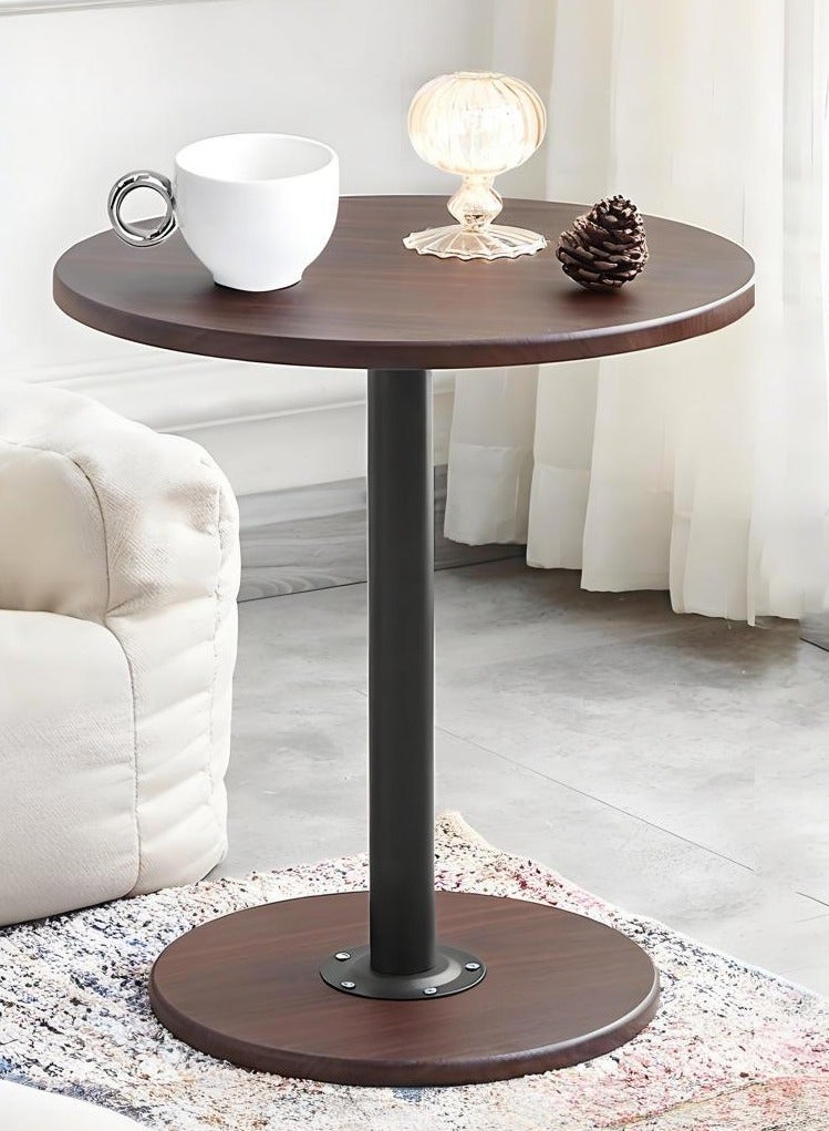 XiuWoo Simple Accent Nordic Style Small MIni Coffee Table Sofa Side Round Table End Table For Home Living Room Study Room Office Bedroom Balcony Patio Nightstand - Image 1