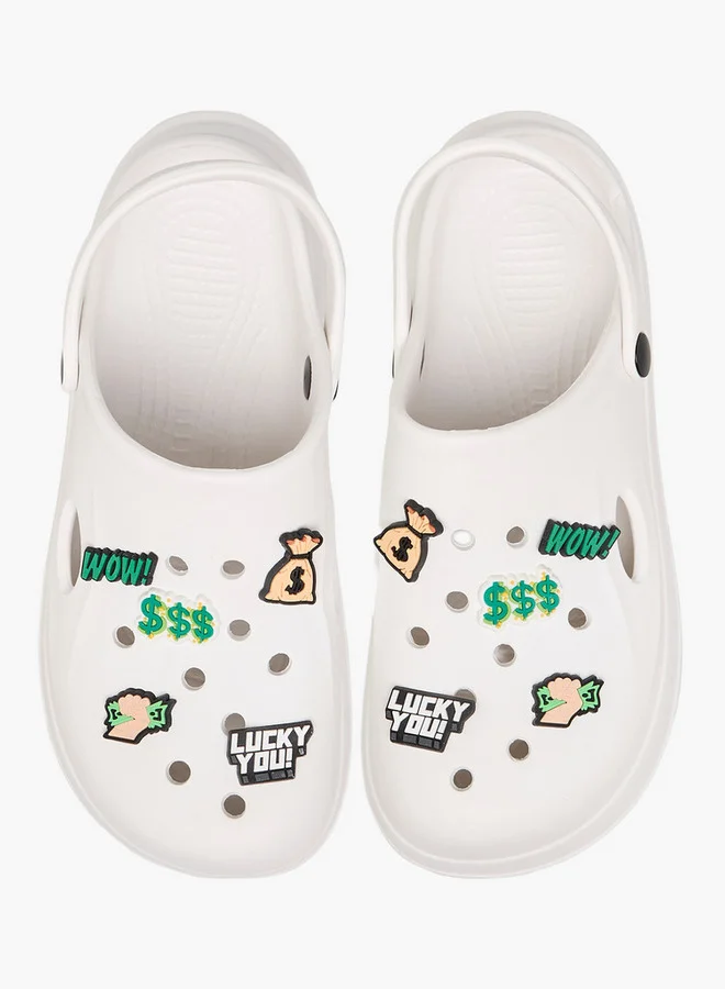 Lee Cooper Men's Jibbitz Accent Clogs
