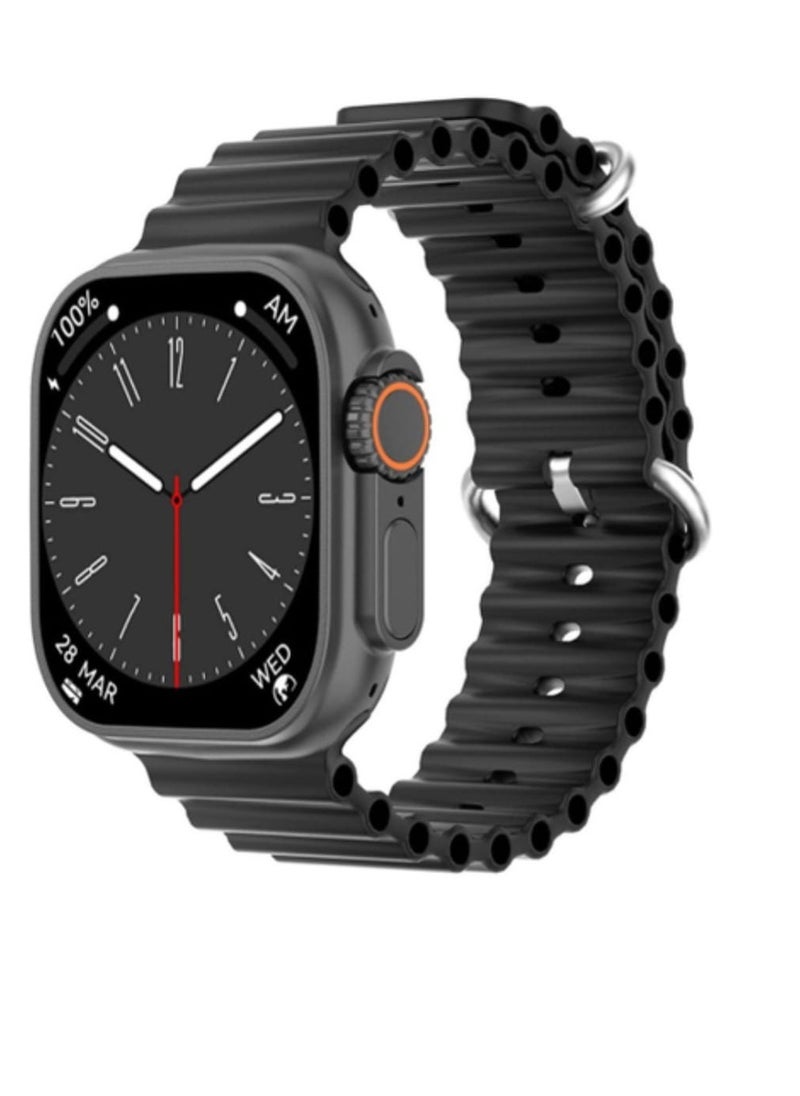 W&O - Smart Watch X9 Ultra Super Amoled Display Screen And Aluminum Case Wireless Charging 49mm - Image 1